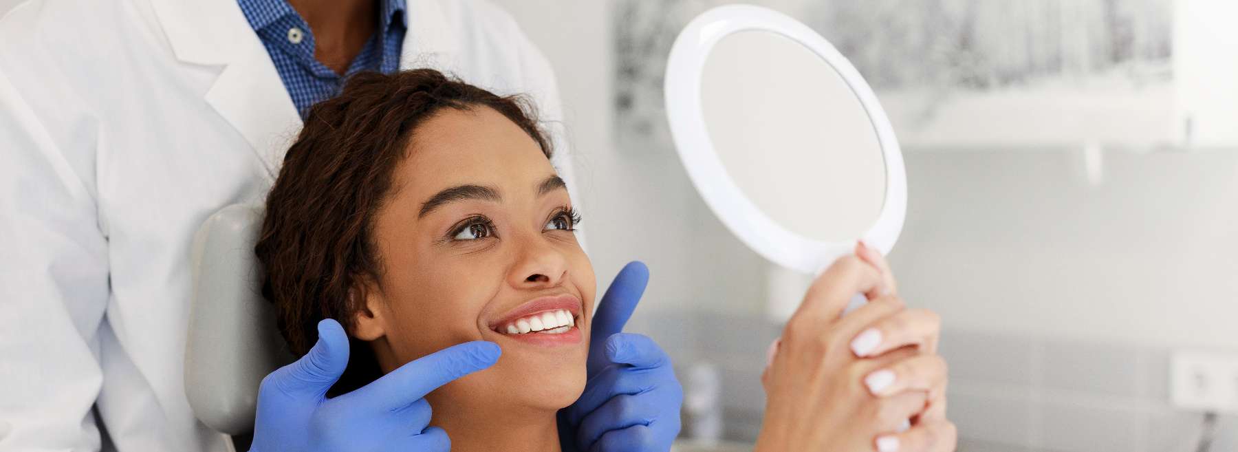 A girl smiling after getting Dental Implants in Randolph, NJ
