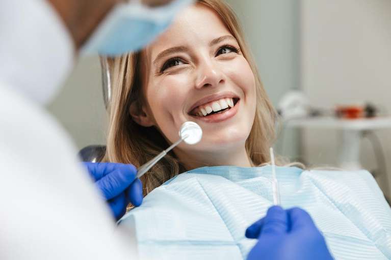 An image of woman before getting a Cosmetic Dentistry in Randolph, NJ