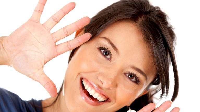 A patient after getting dental implant in Randolph, NJ.